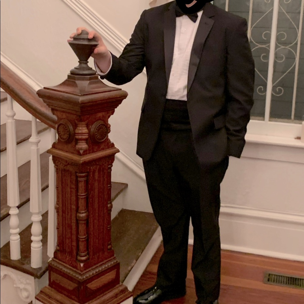 Mens tuxedo. Washable but looks like wool!